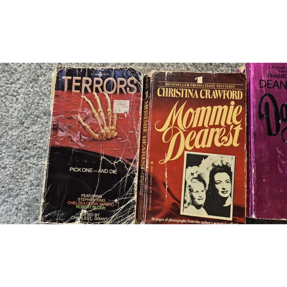 Dean Koontz 5 Vintage‎ Terrors Mommie Dearest, Darkfall The Howling2 Phantoms